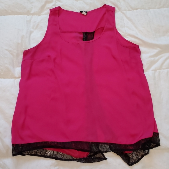 torrid Tops - Pink Open Back Tank